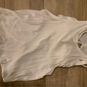 Lululemon white size 8 tank top